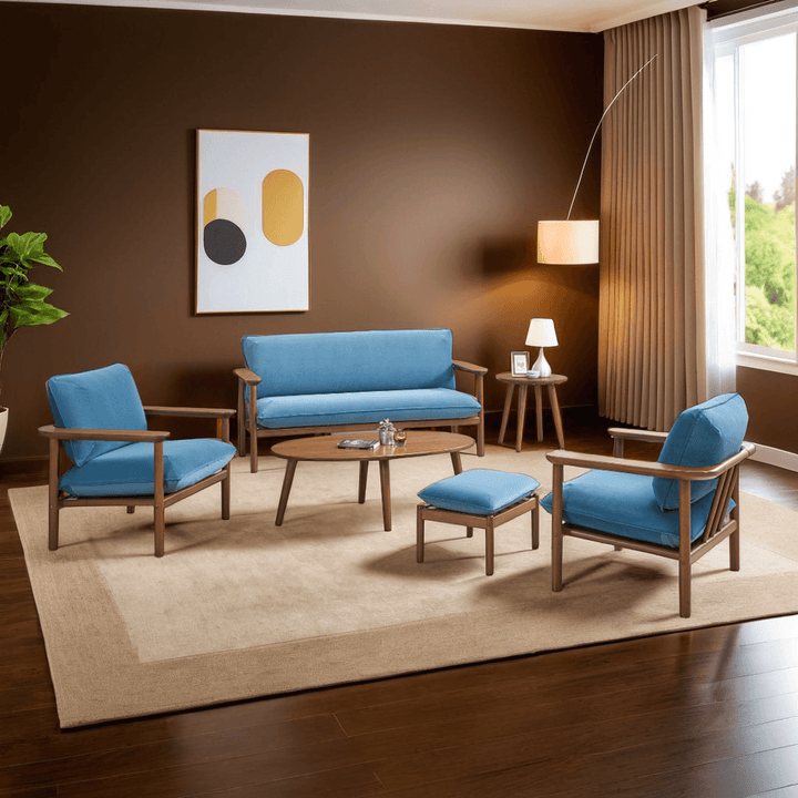 Riven Wooden Sofa