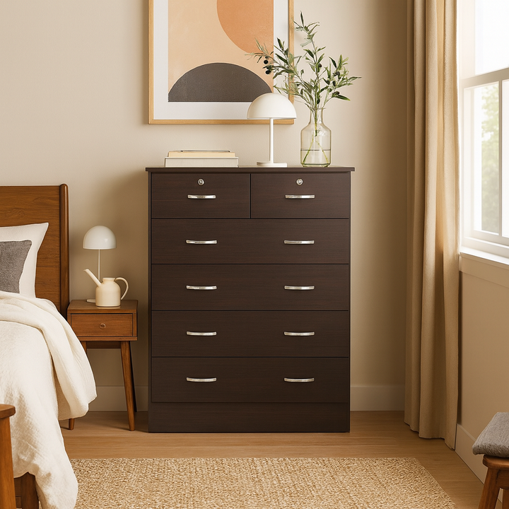 Carilynne Walnut Chest of Drawer (76cm)