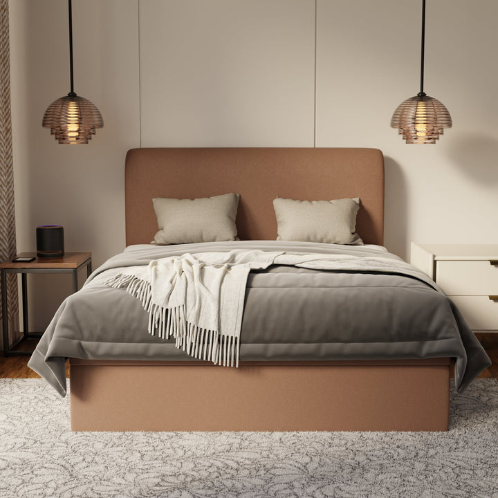 Vintaro Fabric Storage Bed Frame (Water Repellent) by Somnuz