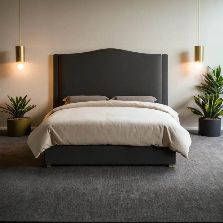 Adelina Belgium Fabric Bed Frame (Water Repellent)