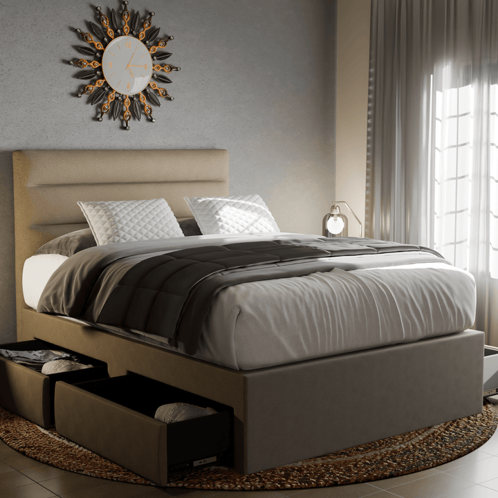 Keenan Fabric Drawer Bed