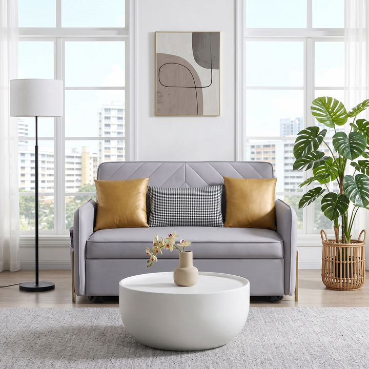 Soravia Faux Leather Sofa Bed