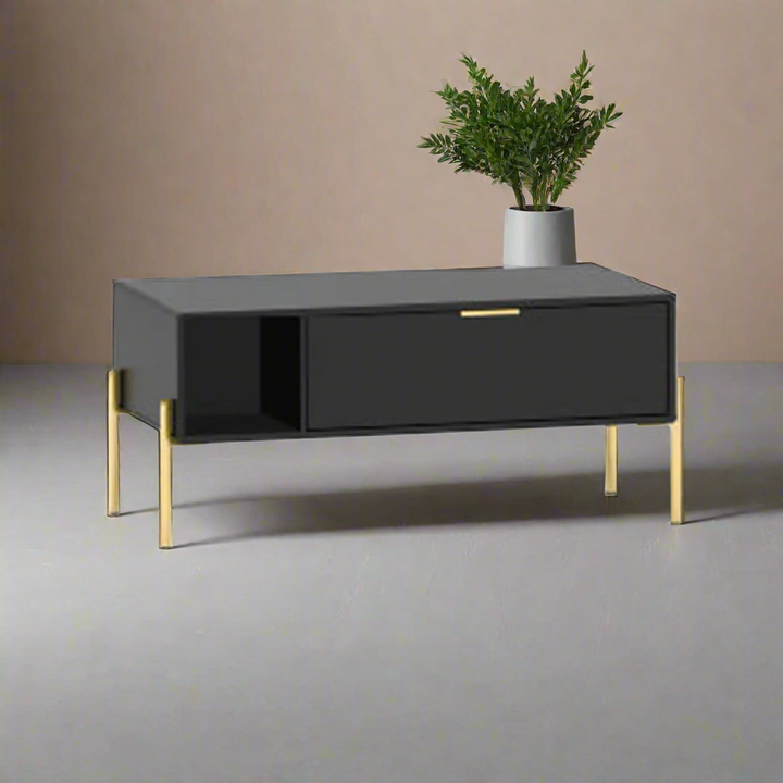 Nesta Black Coffee Table (106cm)