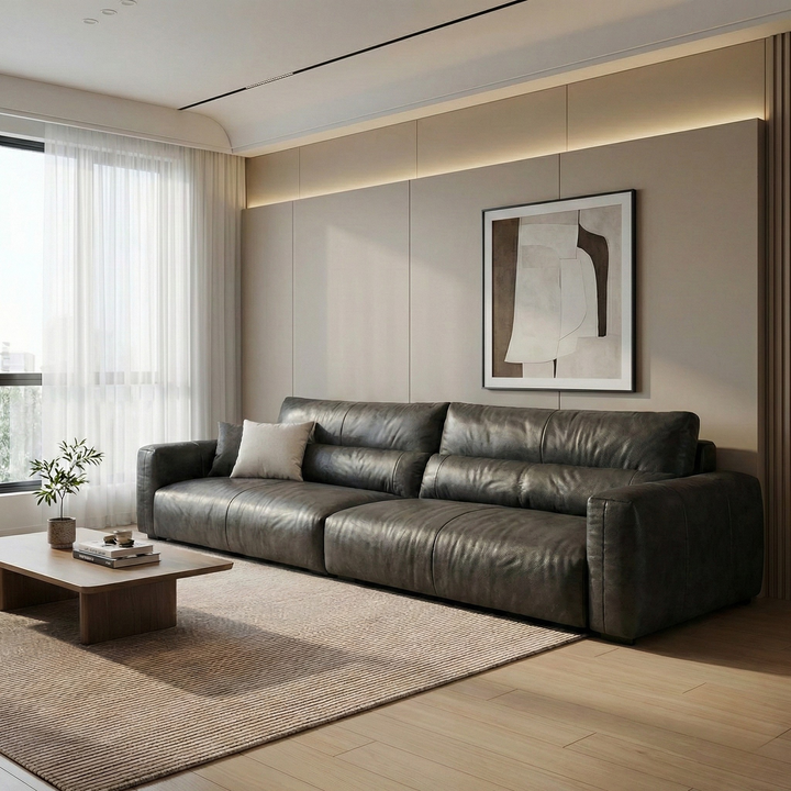 Bastel Leather Sofa