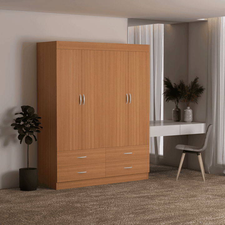 Quincy 4 Door Open Wardrobe