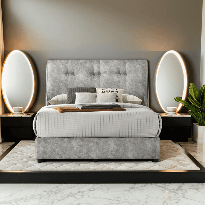 Sheen Fabric Bed Frame