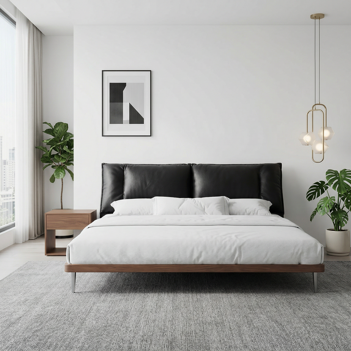 Lunora Leather Bed Frame