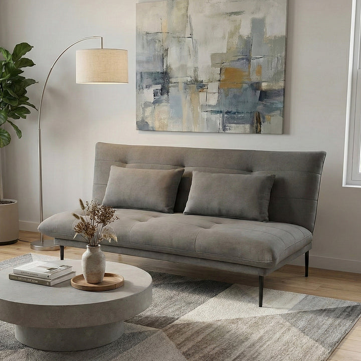 Lydia Grey Fabric Sofa Bed
