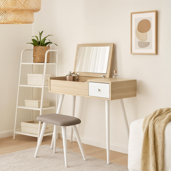 Chandler Dresser/Study Table (90cm)
