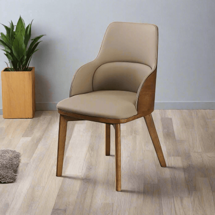 Romia Faux Leather Ash Wood Dining Chair (Pet Friendly)