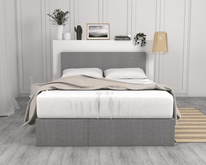 Ashby II Pull Out Bed Frame With Drawer (Water Repellent)