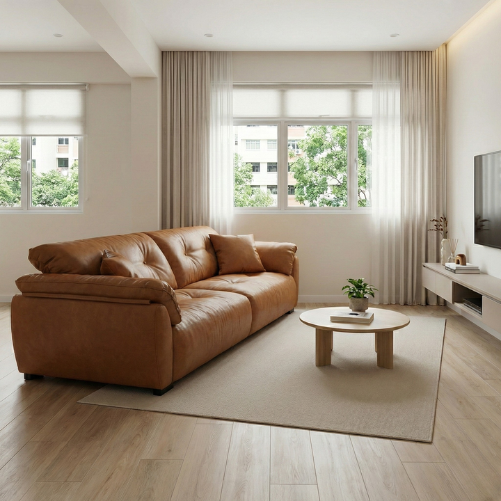 Sorin Leather Sofa