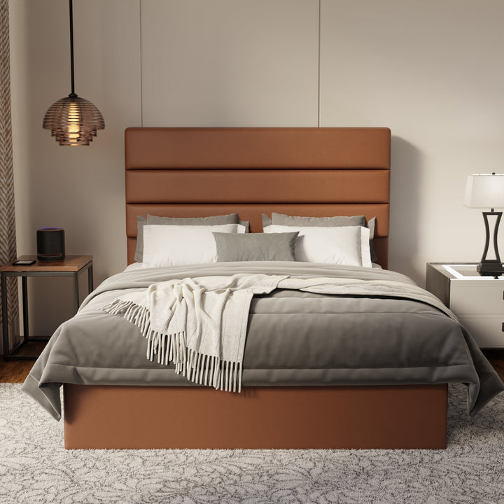 Corlune Faux Leather Drawer Bed Frame (Pet Friendly) by Somnuz