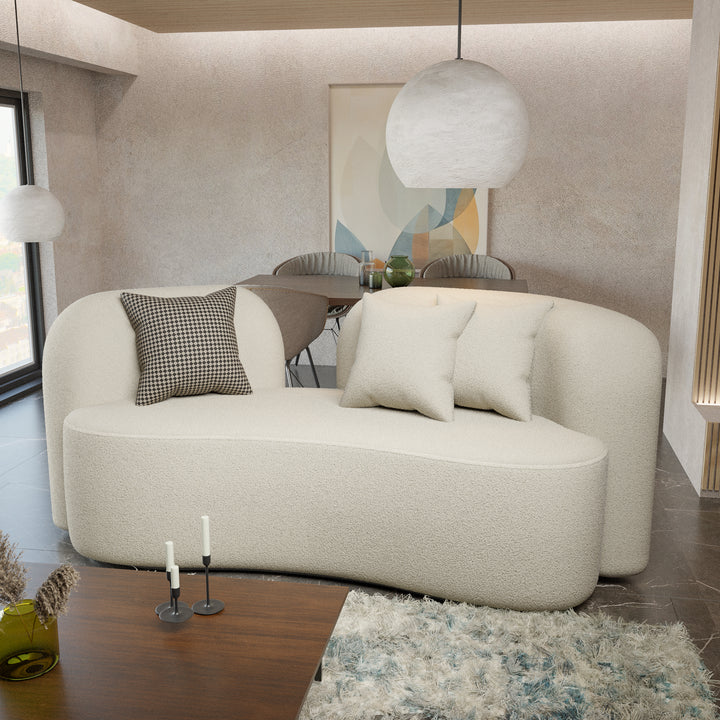 Dovey Fabric Loveseat Sofa