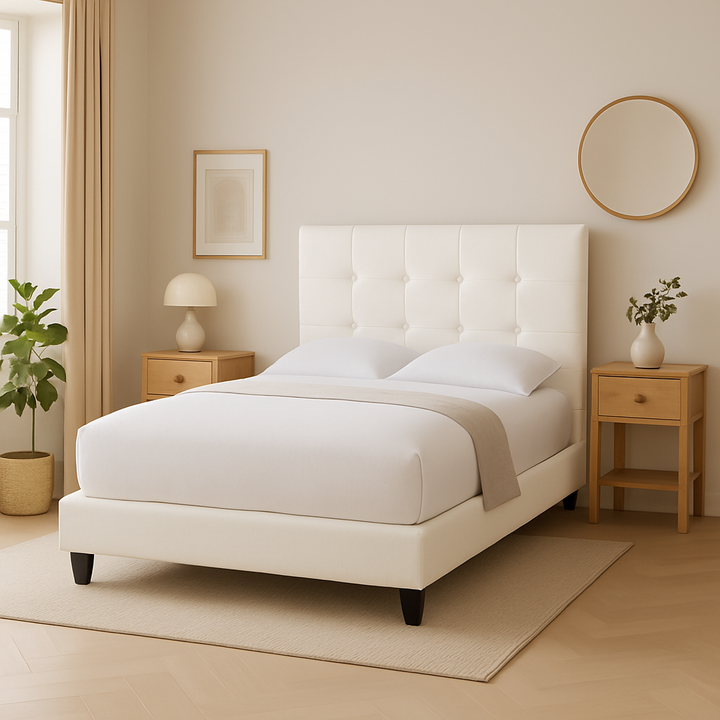Ellie Faux Leather Bed Frame