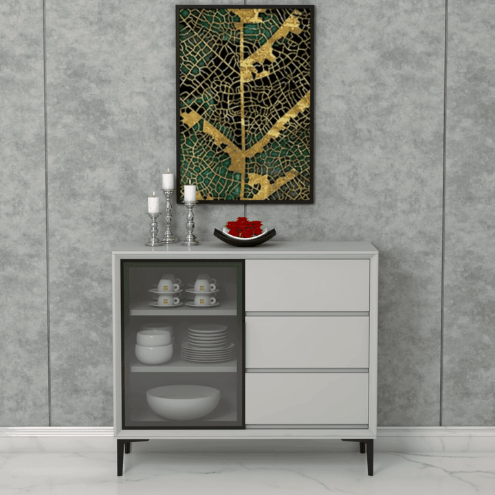 Milton Junior Buffet Hutch (100cm)