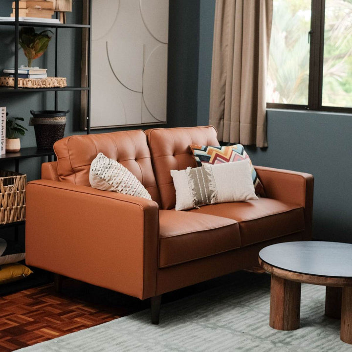 Cassie Genuine Leather Sofa