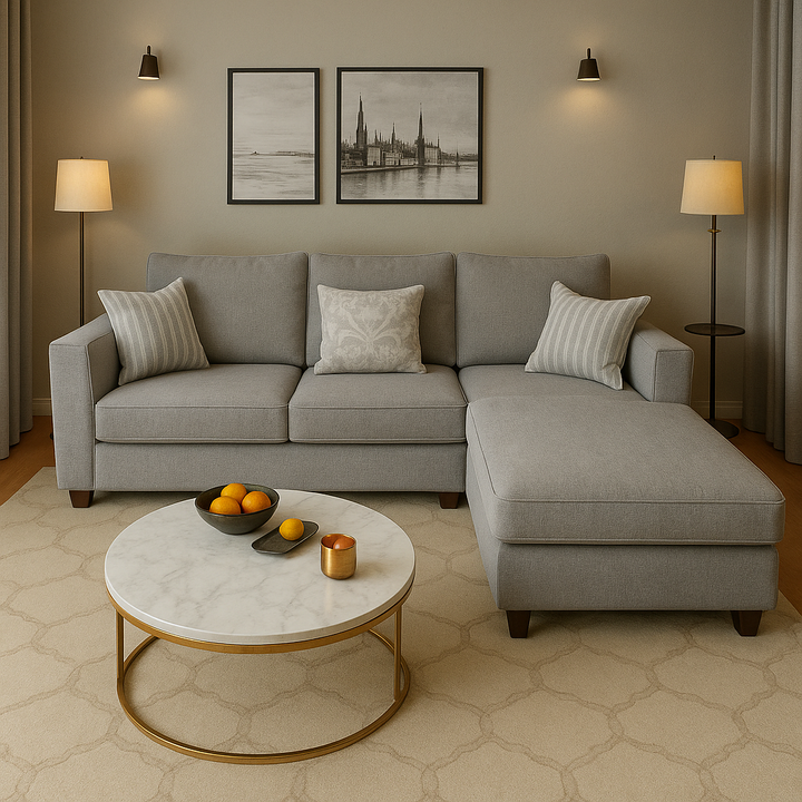 Jasper Fabric Sectional Sofa