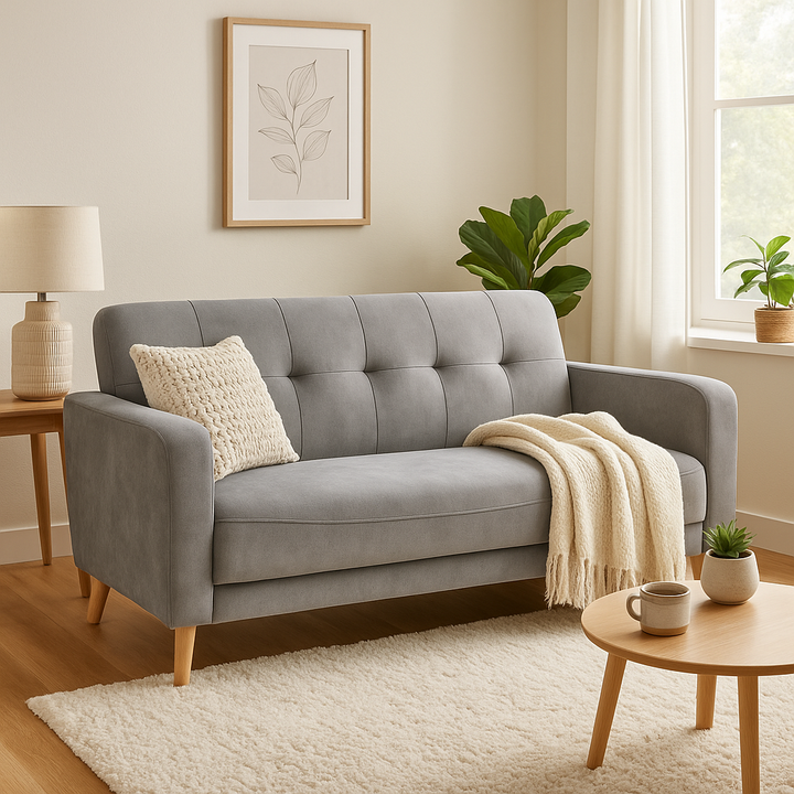 Mandel Fabric Sofa (Pet Friendly)