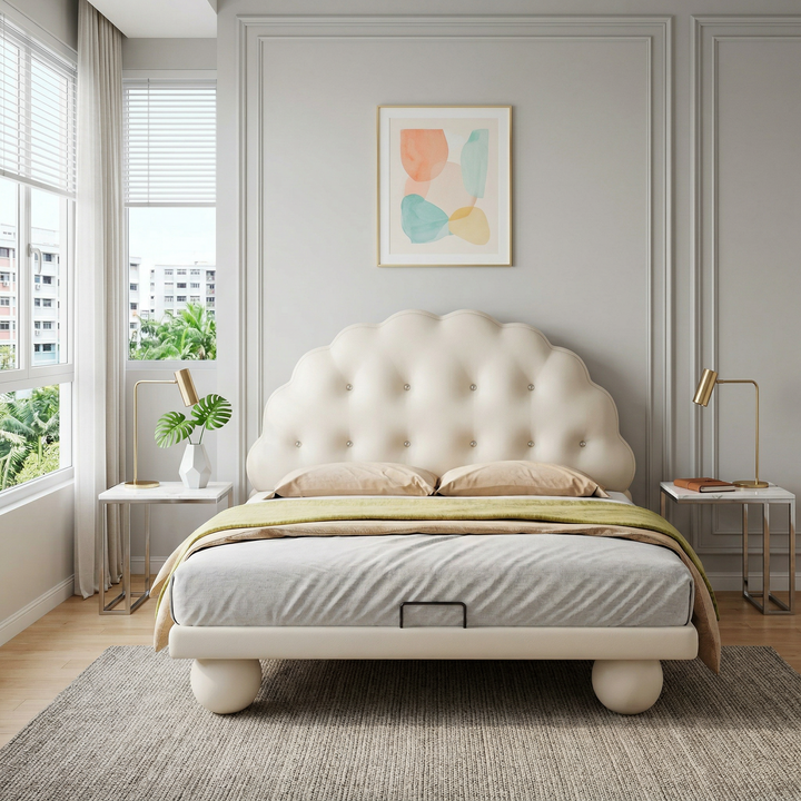 Aviora Leather Bed Frame