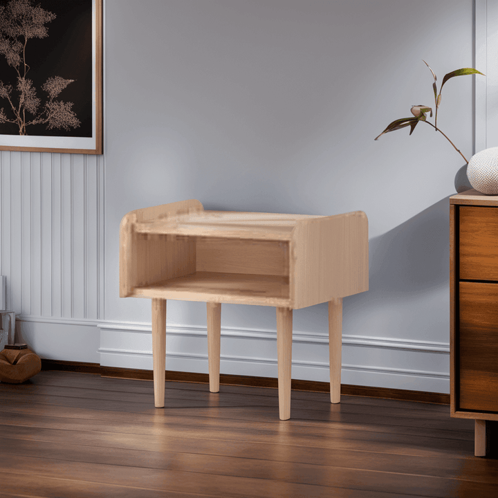 Sigrid Wooden Bedside Table