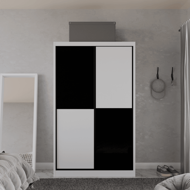 Caroline Modular Wardrobe (Black Glass)