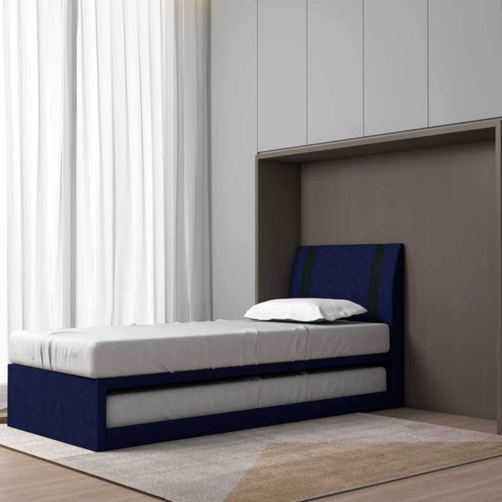 Albin 3 in 1 Pull Out Bed Frame (Velvet Fabric)