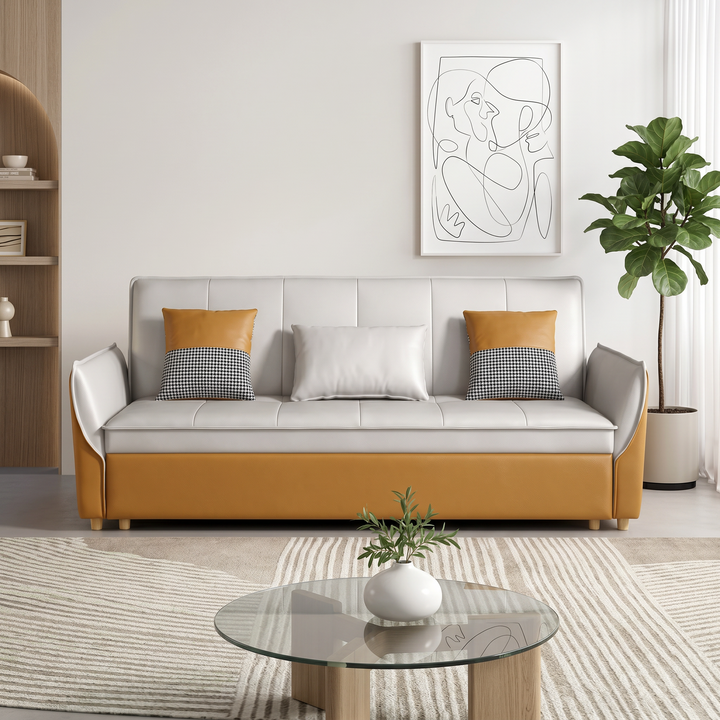 Esther Faux Leather Sofa Bed
