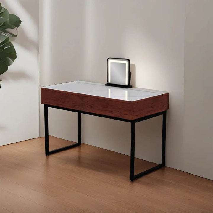 Muriel Glossy Sintered Stone Dressing Table (100cm)
