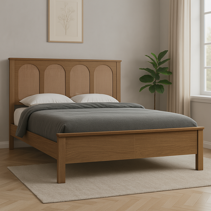Zoya Rattan Bed (Queen)