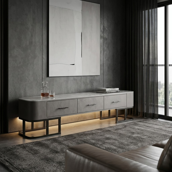 Stephen Sintered Stone Tv Console (180cm)