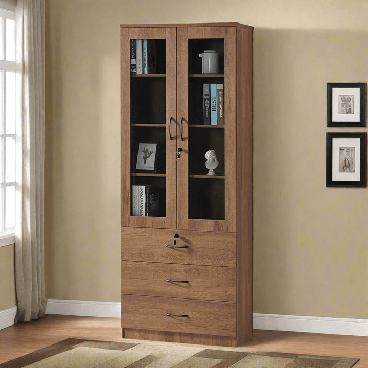 Tindra IV Wooden Bookshelf / Display Cabinet