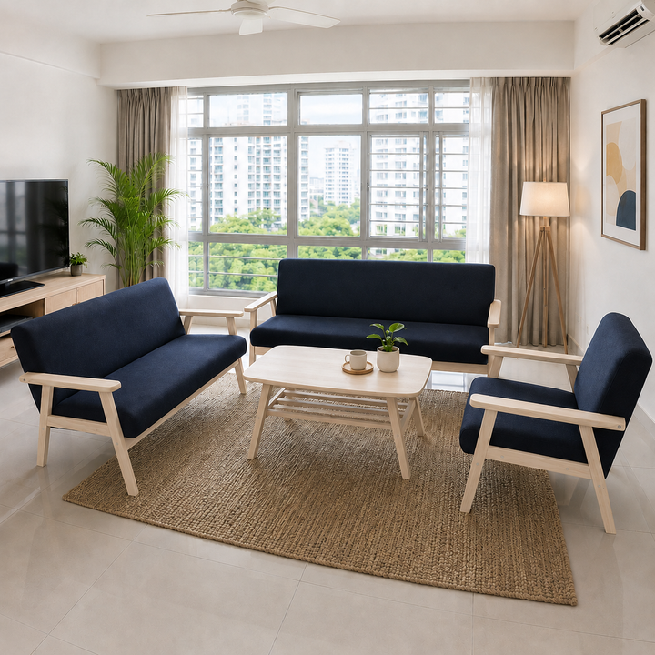 Virelia Sofa Set with Coffee Table