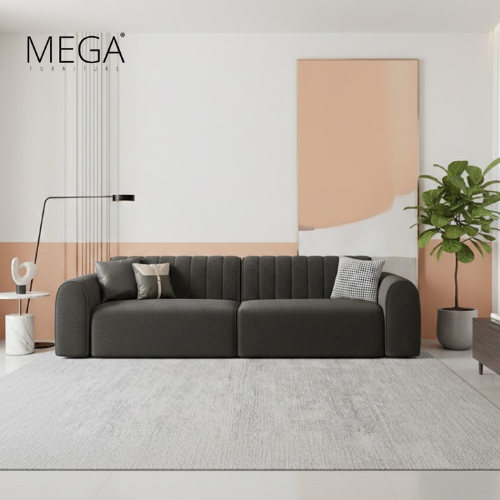 Clayden Fabric 3- Seater Sofa