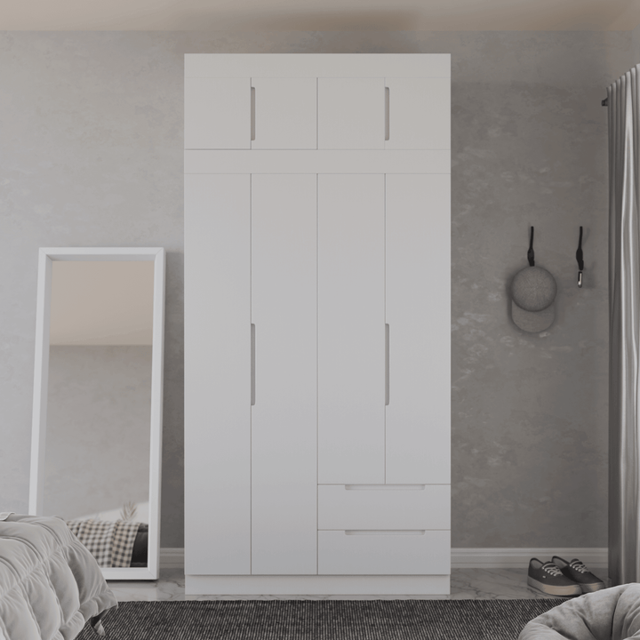 Harrison 4 Door Open Wardrobe with Top