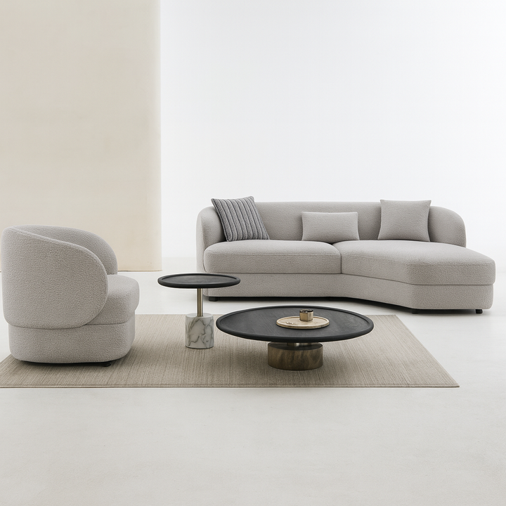 Mariella Sectional Fabric Sofa