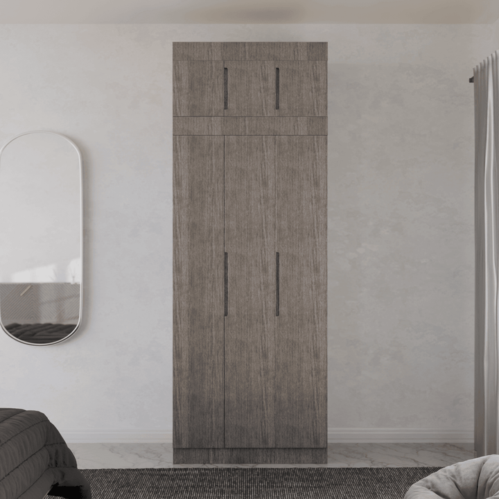 Harris 3 Door Open Wardrobe with Top