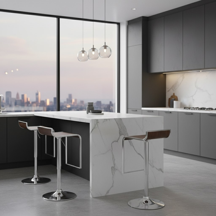 Zephiro Wooden Bar Stool