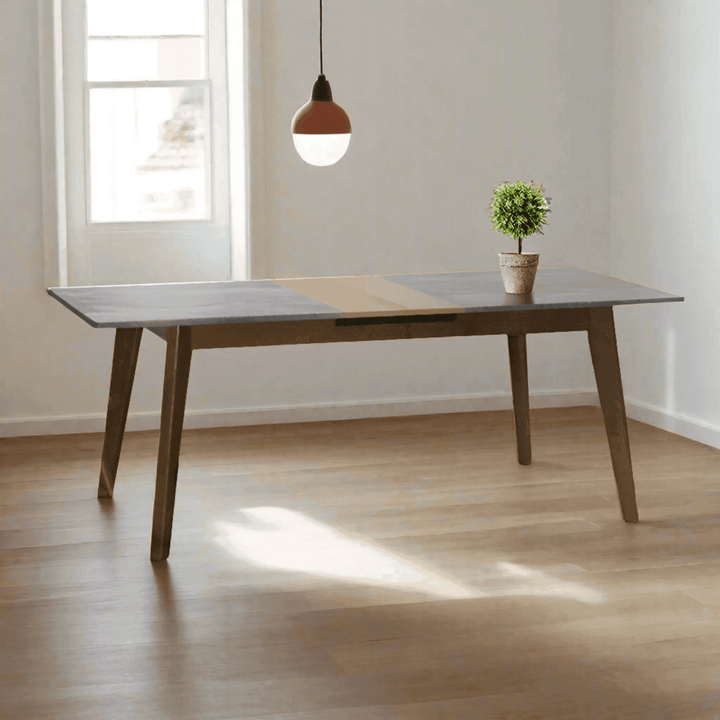 Margot Extendable Wooden Dining Table with Moulded Top
