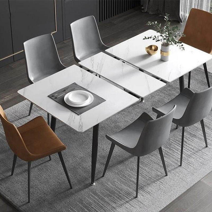Deneb Sintered Stone Extendable Dining Table