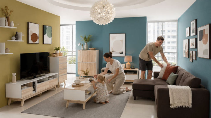 $2,000 Budget: A Transitional Whole HDB Flat That Actually Looks Intentional
