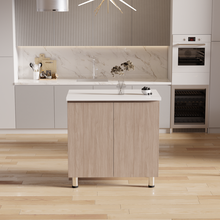 Lorena 2 Door Kitchen Cabinet