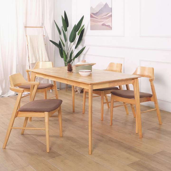 Elaina Wooden Dining Table (150cm)