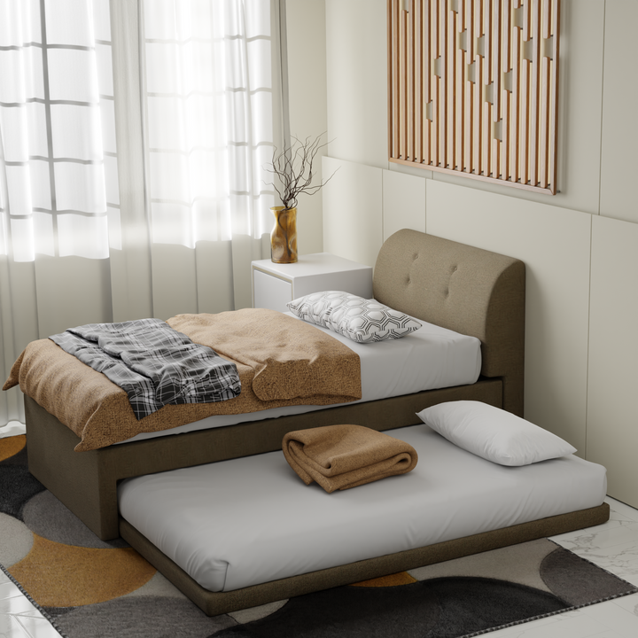 Calloway Fabric 3 in 1 Pull Out Bed