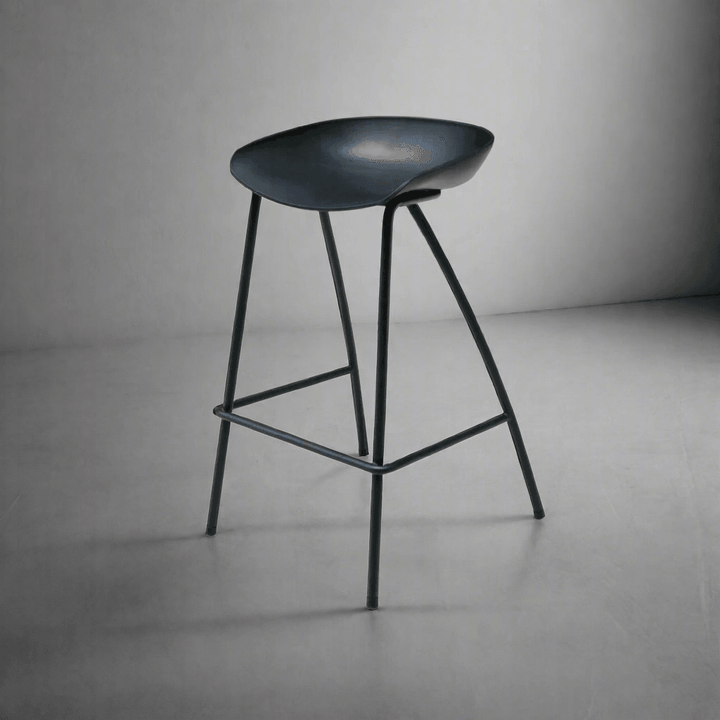 Auberon Black Bar Stool