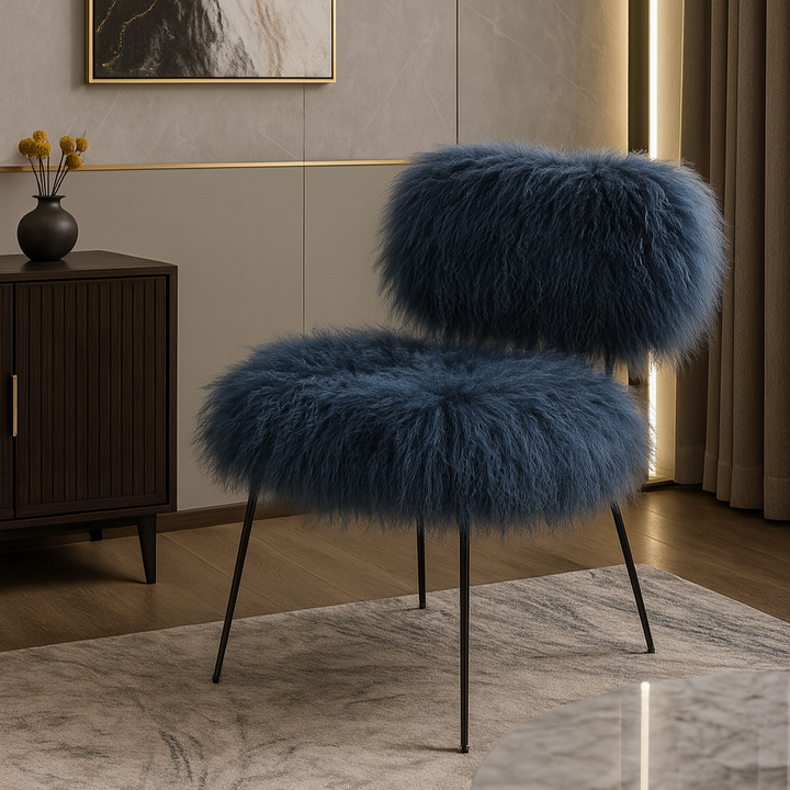 Fiero Fluffy Plush Armchair