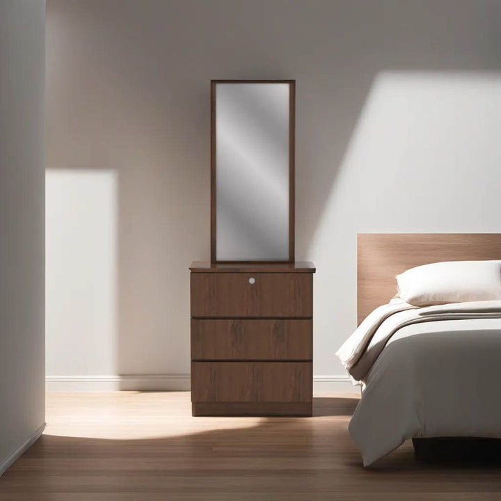 Ivonn Sliding Mirror Dressing Table