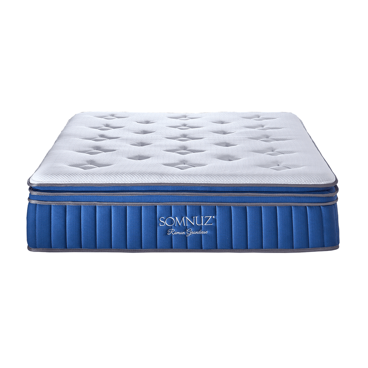 Somnuz® Roman Grandiose 14 Inch Individual Pocketed Spring Cooling Mattress (Single Clearance))