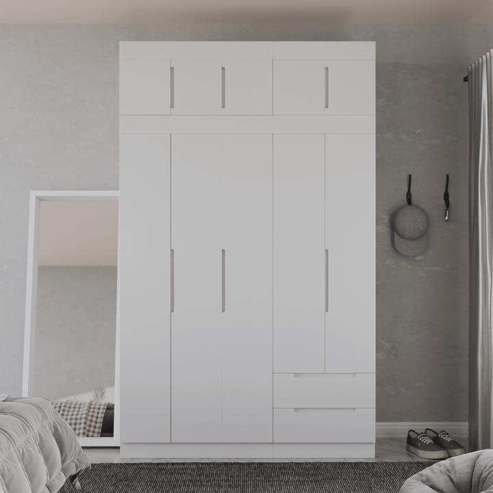 Harrison 5 Door Open Wardrobe with Top