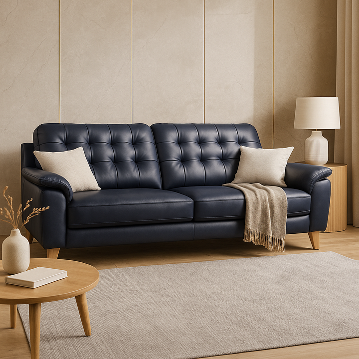 Chiyoko Genuine Leather Sofa